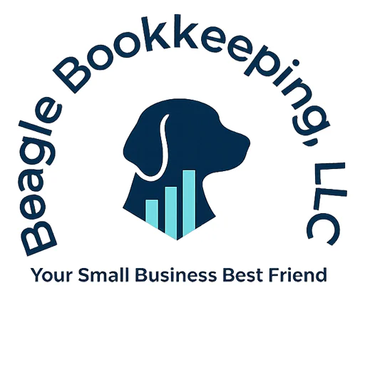 Beagle Bookkeeping llc White text on a black background reads "Z-ACCOUNTING" in capital letters.
